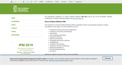 Desktop Screenshot of ipm.prz.edu.pl