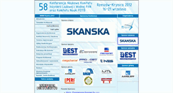 Desktop Screenshot of krynica.prz.edu.pl