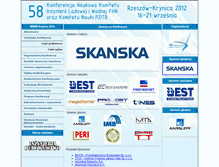 Tablet Screenshot of krynica.prz.edu.pl