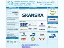 Tablet Screenshot of krynica2012.prz.edu.pl