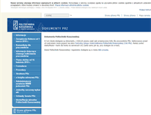Tablet Screenshot of dokumenty.portal.prz.edu.pl
