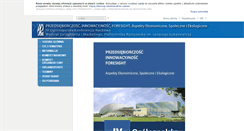 Desktop Screenshot of pif.portal.prz.edu.pl