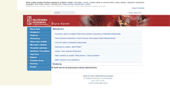 Desktop Screenshot of biurokarier.portal.prz.edu.pl