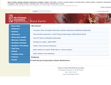 Tablet Screenshot of biurokarier.portal.prz.edu.pl