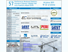 Tablet Screenshot of krynica2011.prz.edu.pl