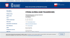 Desktop Screenshot of bip.prz.edu.pl