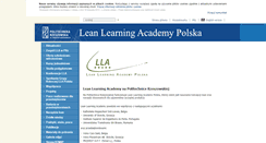 Desktop Screenshot of leanacademy.portal.prz.edu.pl